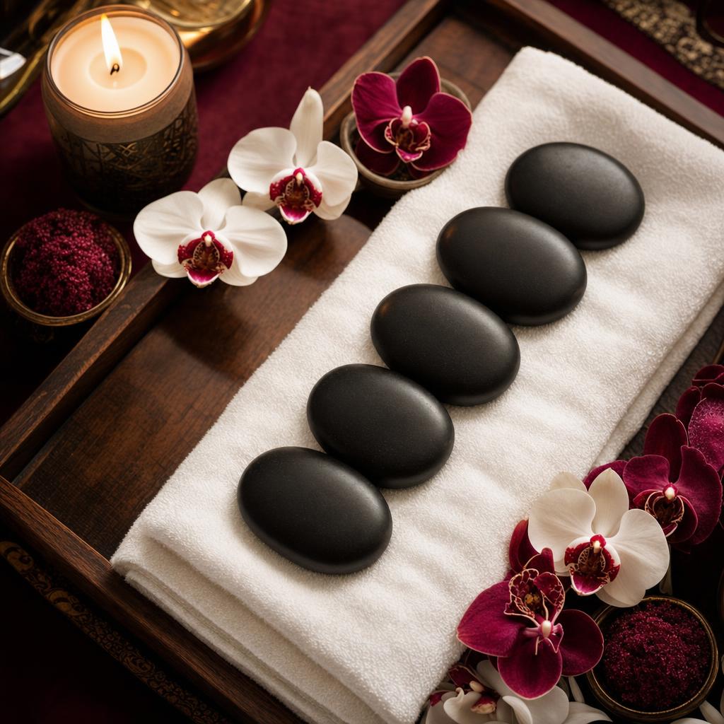 Hot stone therapy